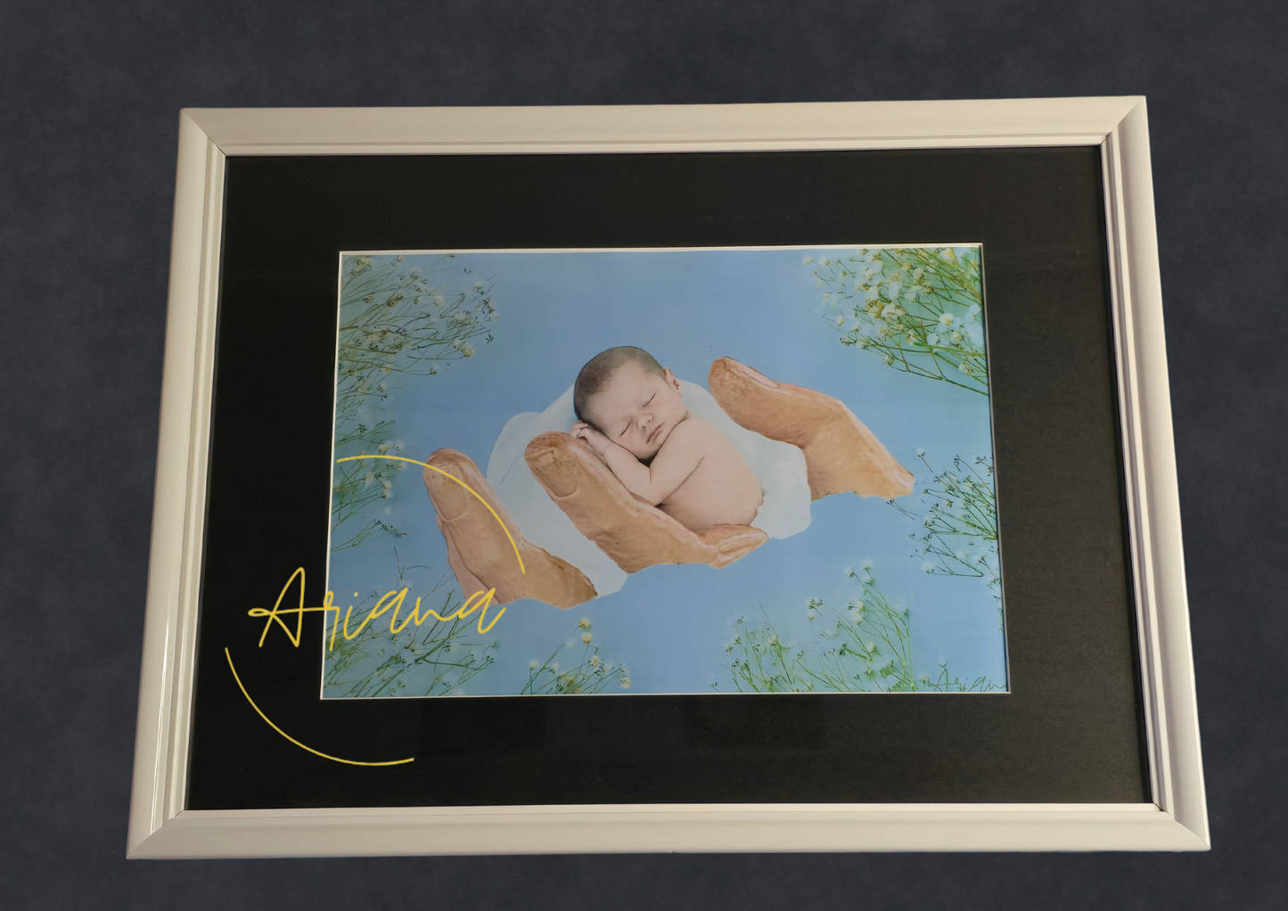 Poster | Welcome little one | blauw