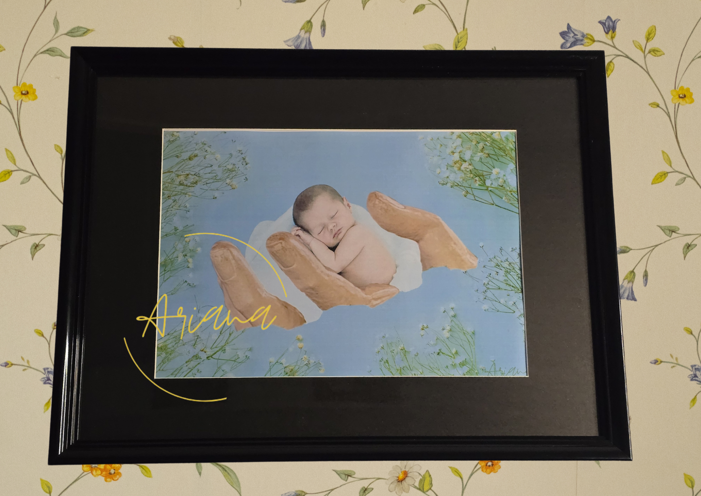 Poster | Welcome little one | blauw