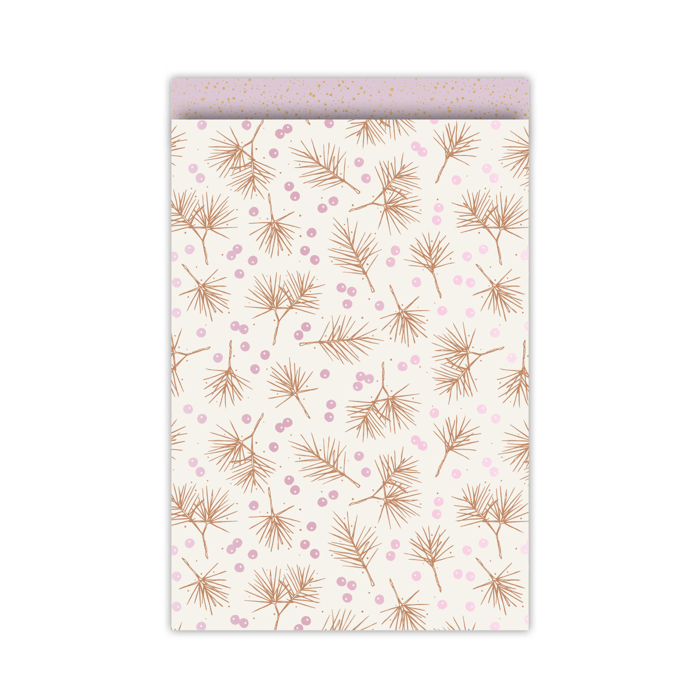 Cadeauzakjes Berries & Branches Crème/Roze maat L 17x25 cm – Liefs en Lintjes