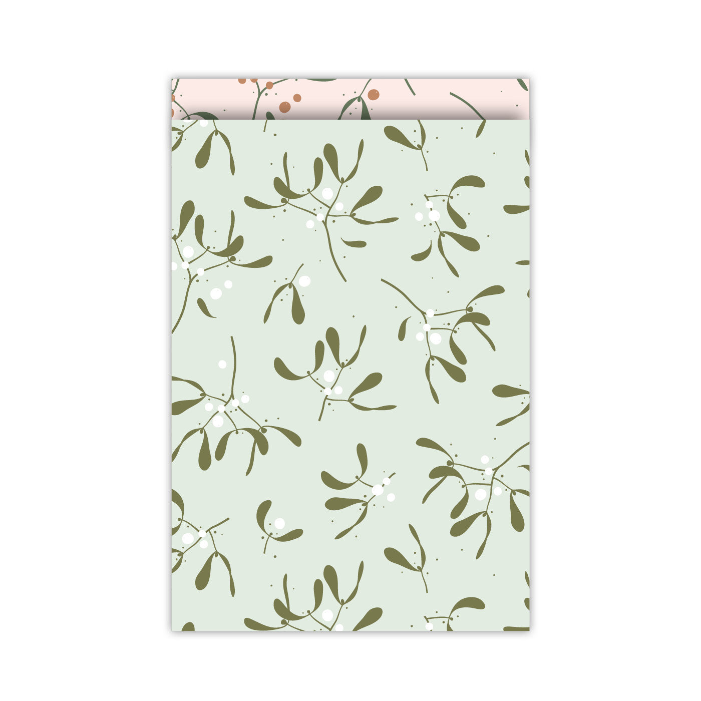 Cadeauzakjes Mistletoe Memories Salie maat L 17x25 cm – Liefs en Lintjes