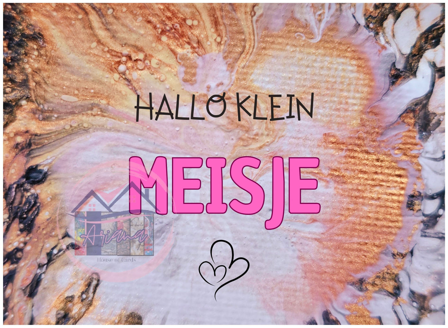 Kaart - Hallo klein meisje