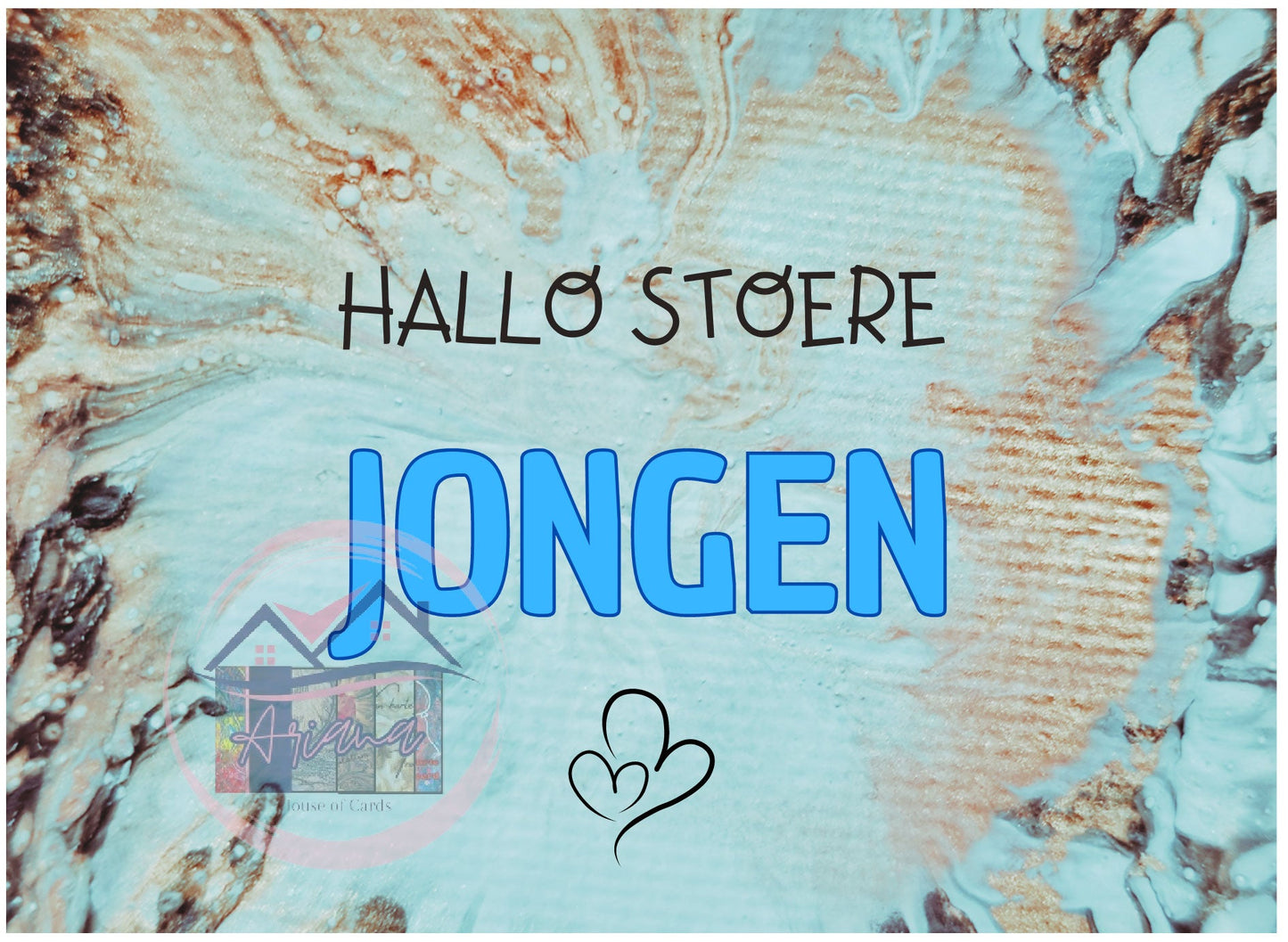 Kaart - Hallo stoere jongen