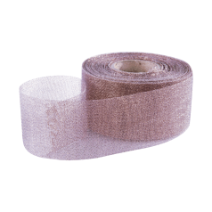 Lucente lint koperkleur met glitter – 50 mm breed – per meter – Liefs en Lintjes