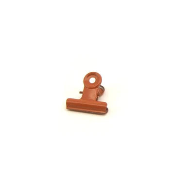 Roestkleurige metalen office clip – 31 mm decoratieclip – Liefs en Lintjes