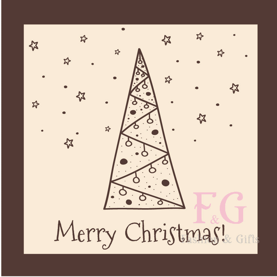 Cadeaukaartje FG - Merry christmas!