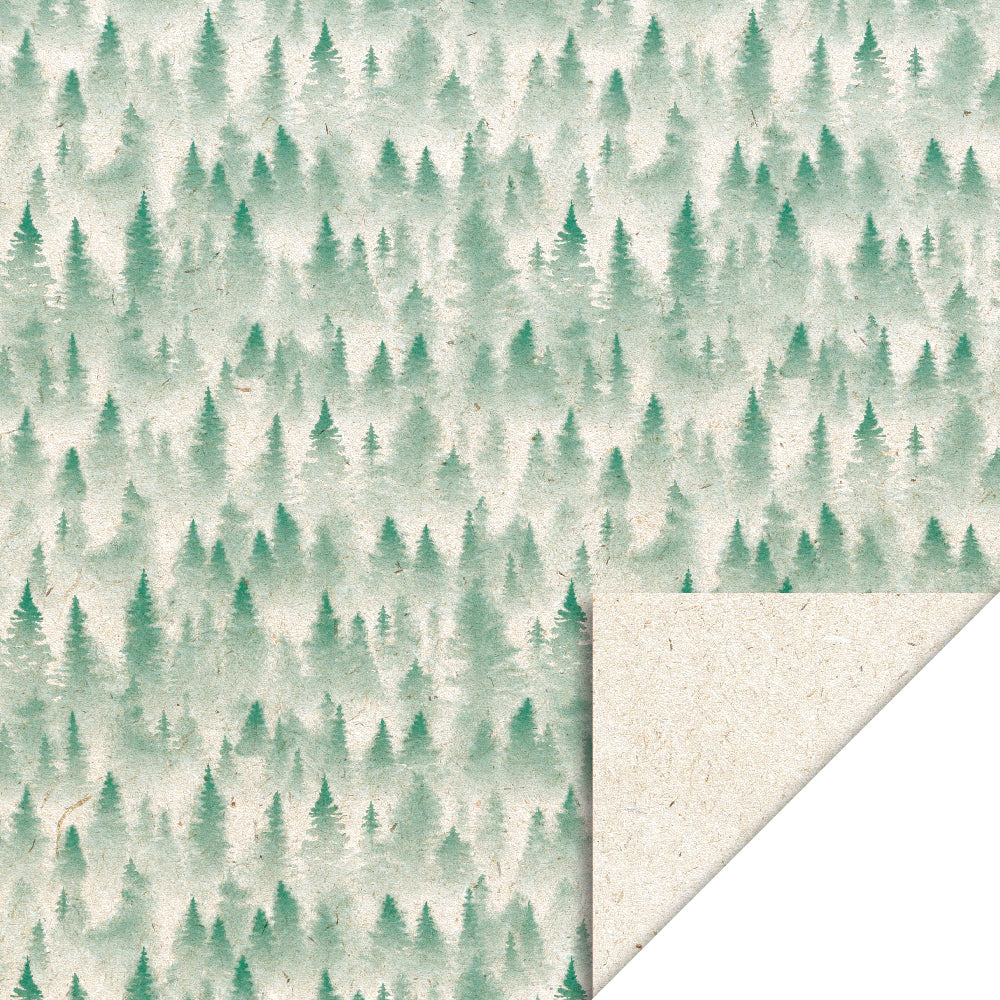 Cadeaupapier christmas landscape 70cm