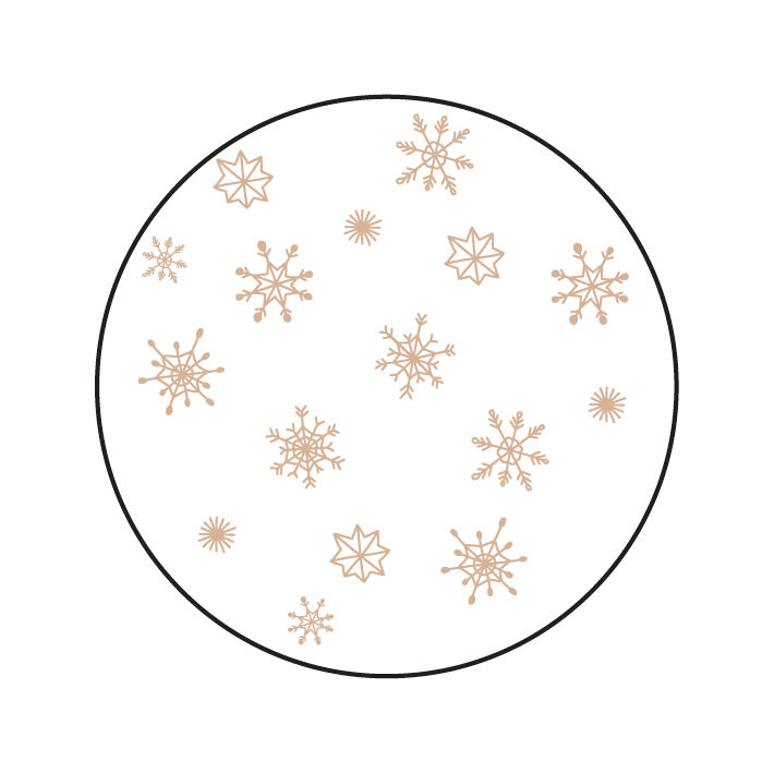 Stickers FG sneeuwvlokken | wit