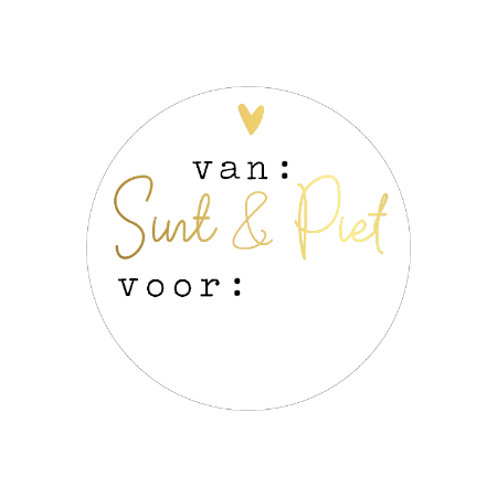 Stickers van: Sint & piet voor: