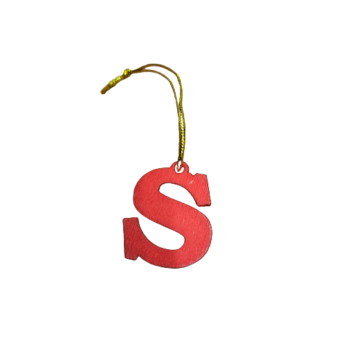 Decohanger Letter S | Rood