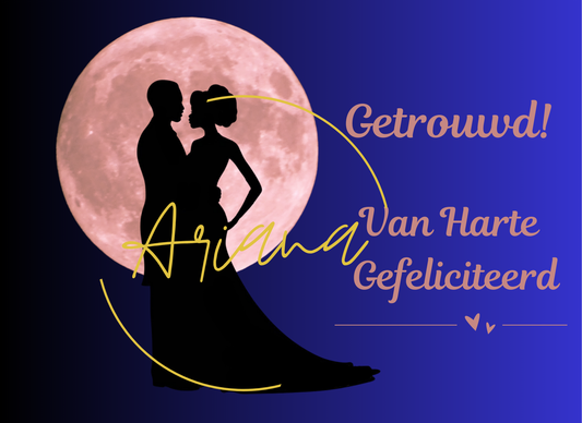 Kaart Getrouwd! Van harte gefeliciteerd V2