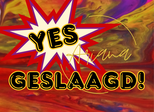 Kaart Yes geslaagd!