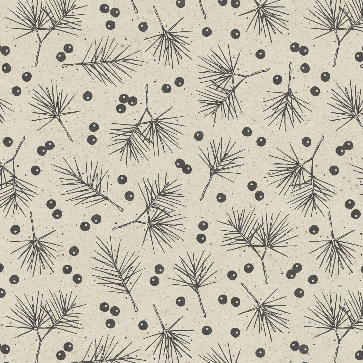 Cadeaupapier berries & branches grasspaper 50cm