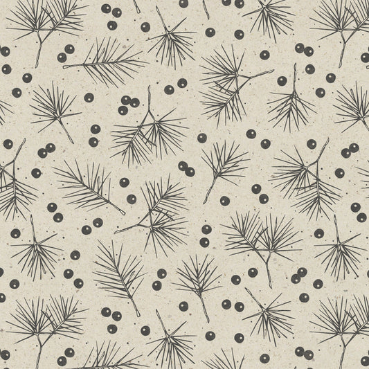 Cadeaupapier berries & branches grasspaper 50cm