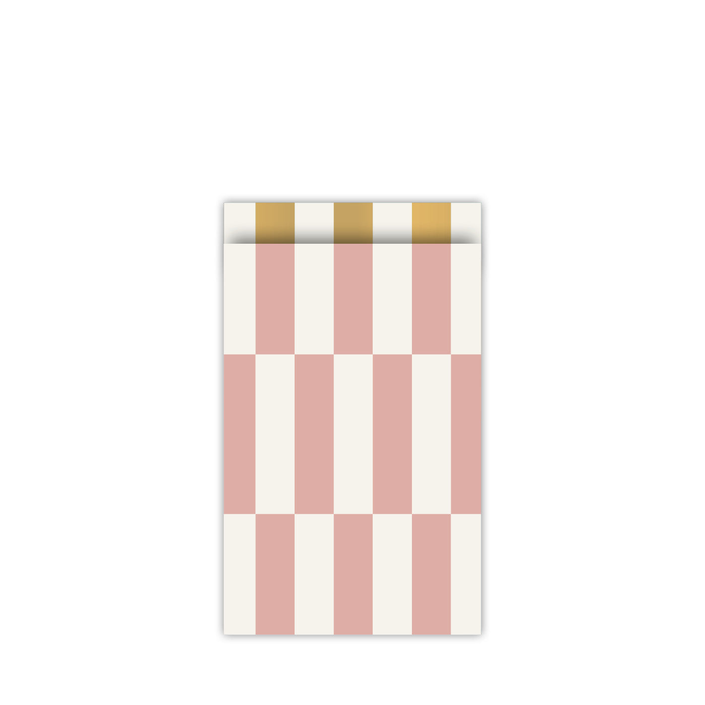 Cadeauzakjes Color Blocking Roze/Crème maat M 12x19 cm – Liefs en Lintjes