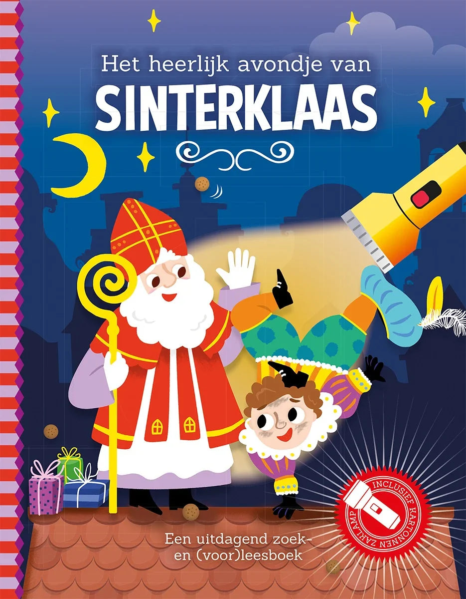 Zaklamp boek: Het heerlijk avondje van Sinterklaas