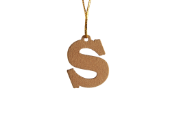 Decohanger Letter S | Goudbruin