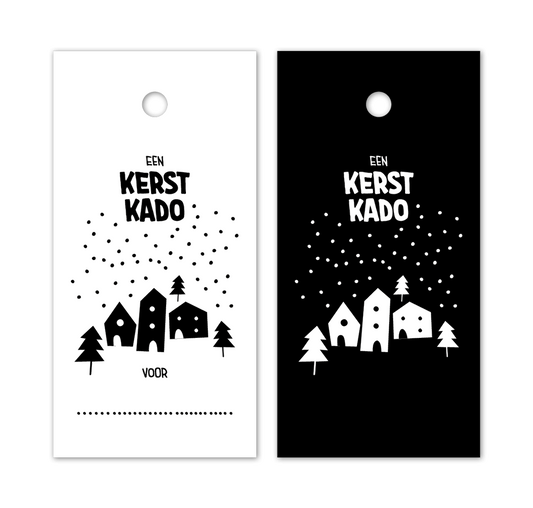 Label een kerst kado