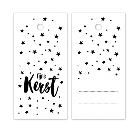 Label fijne kerst
