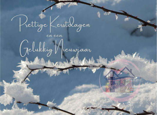 Kaart - Prettige kerstdagen, Gelukkig nieuwjaar