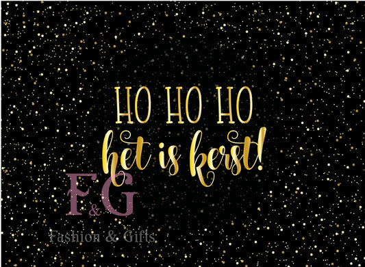 Kaart - FG Ho ho ho het is kerst