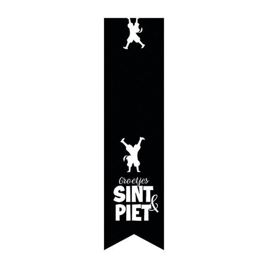 Stickers label, groetjes sint & piet