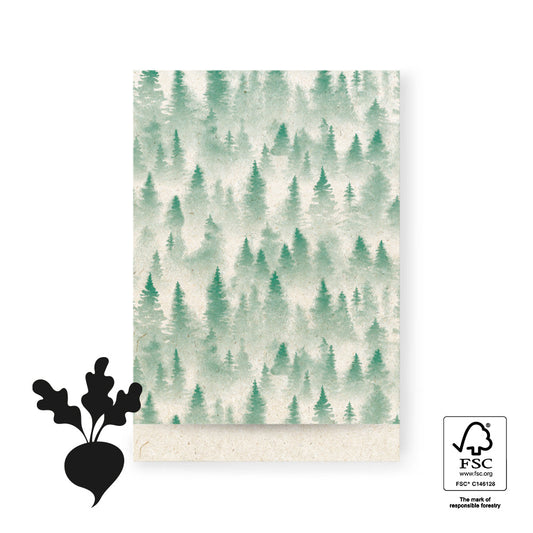 Cadeauzakjes - christmas landscape - L