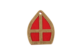 Sint mijter hout
