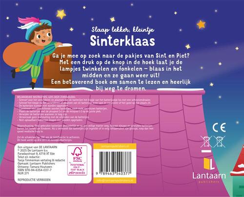 Slaap lekker, kleintje – Sinterklaas kinderboek met lichtjes – Liefs en Lintjes