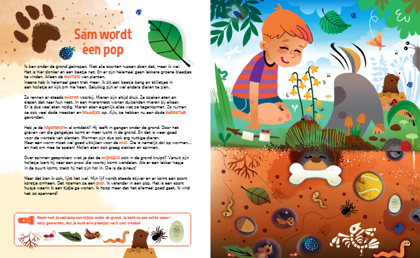 Speuren naar insecten kinderboek met kartonnen zaklamp – Liefs en Lintjes