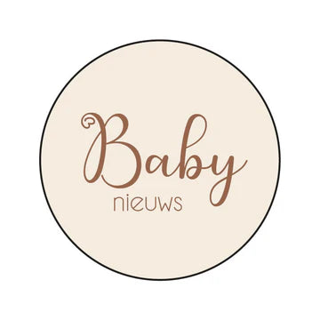 Stickers Baby Nieuws (45mm) – Liefs en Lintjes