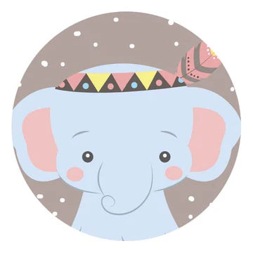 Stickers Bohemian Olifant (45mm) – Liefs en Lintjes