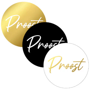 Proost stickers 40mm - Liefs en Lintjes