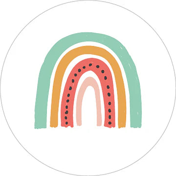Rainbow Melon stickers 35mm - Liefs en Lintjes