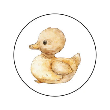 Stickers Schattig Eendje (45mm) – Liefs en Lintjes