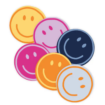 Smiley Assorti stickers 40mm - Liefs en Lintjes