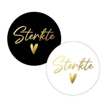 Sterkte stickers 40mm - Liefs en Lintjes