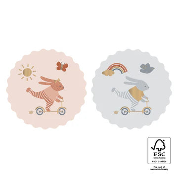 Sweet Bunny stickers 55mm - Liefs en Lintjes
