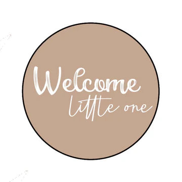 Welcome Little One stickers 45mm - Liefs en Lintjes