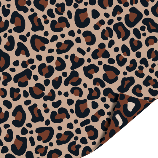 Wild Leopard cadeaupapier met panterprint en bijpassende binnenzijde – Liefs en Lintjes