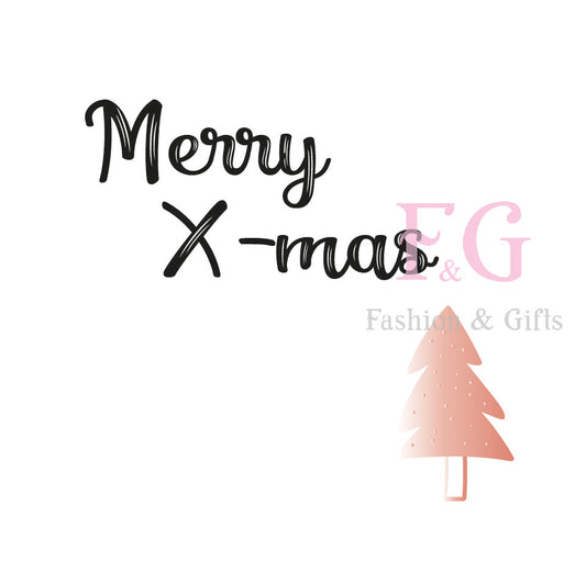 Cadeaukaartje - Merry X-mas FG
