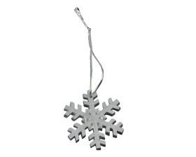 Sneeuwvlok zilver