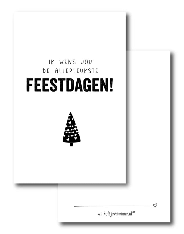 Cadeaukaartje - Allerleukste feestdagen