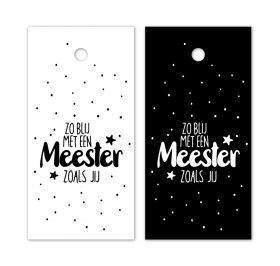 Label Zo Blij Met Een Meester Zoals Jij
