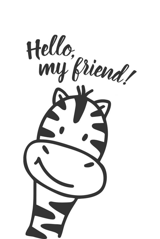 Cadeaukaartje FG - hello my friend!