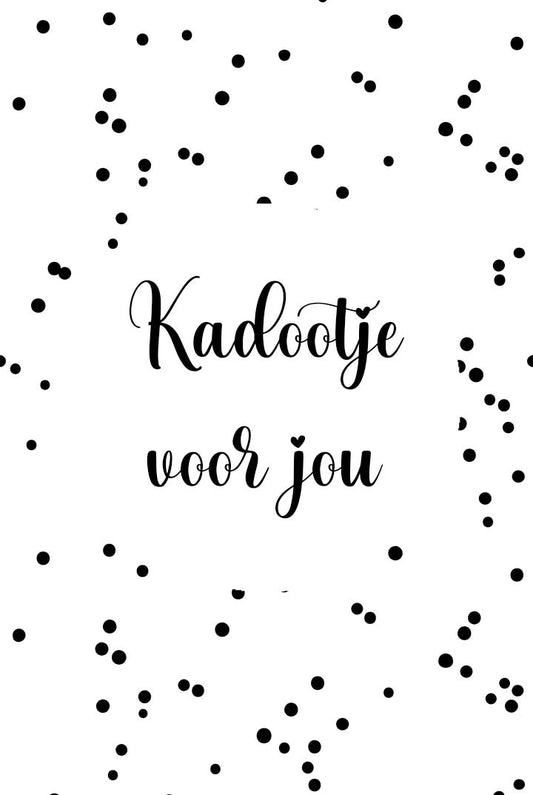 Cadeaukaartje FG - kadootje voor jou