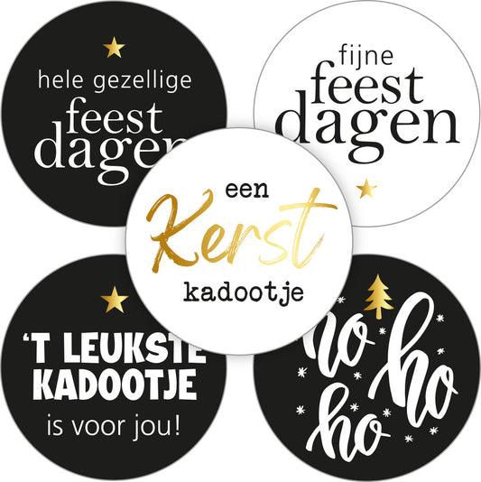Stickers kerst assorti