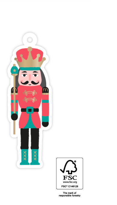 Cadeaukaartje - nutcracker