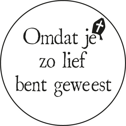 Stickers omdat je zo lief bent geweest