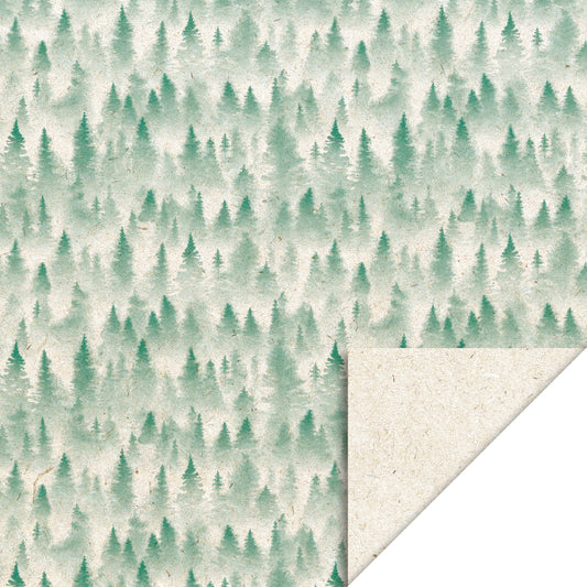 Cadeaupapier christmas landscape 70cm