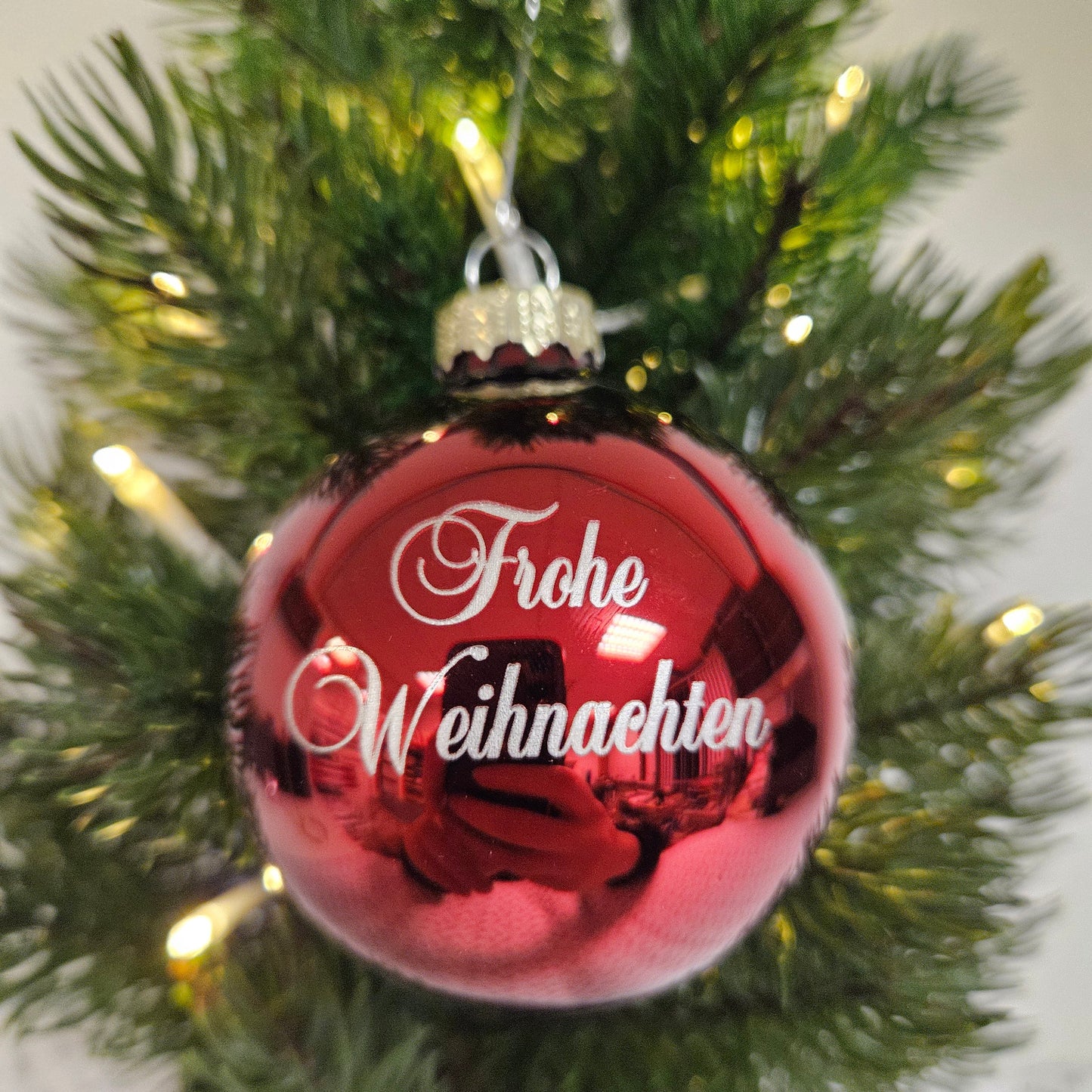 Kerstbal met naam/tekst
